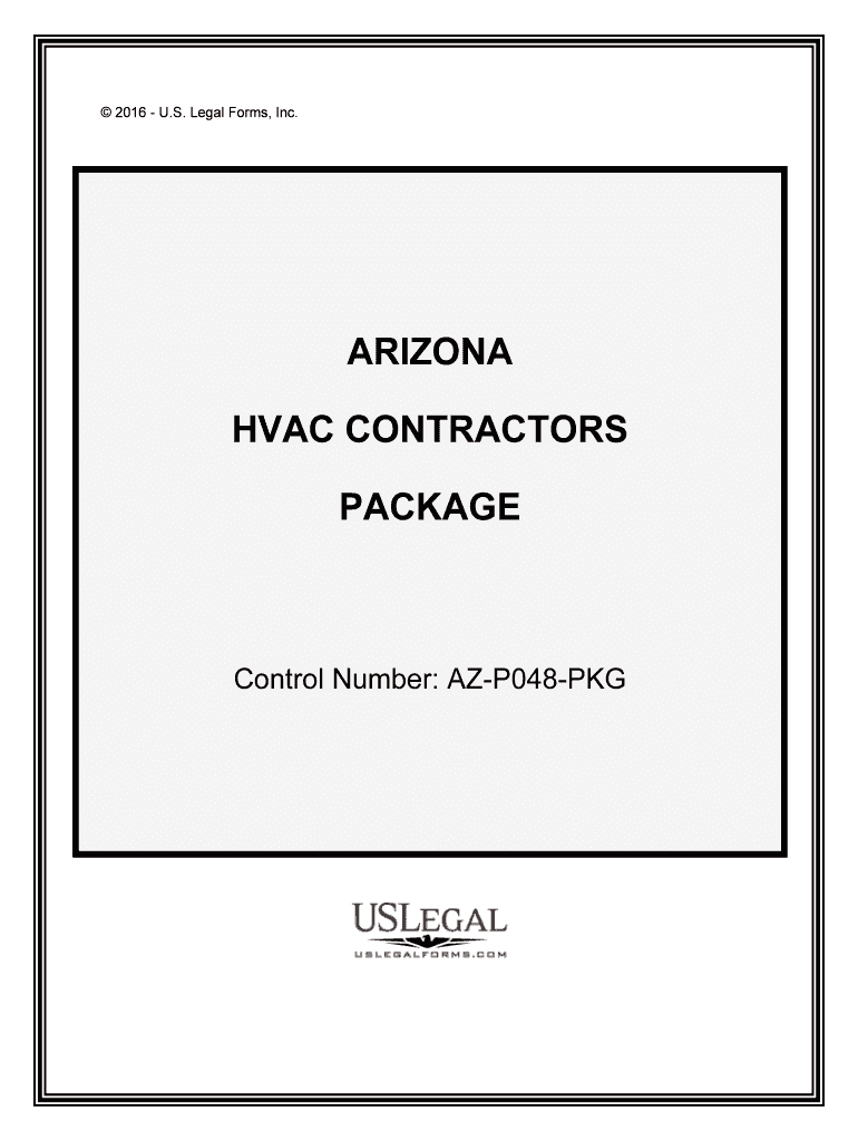 Control Number AZ P048 PKG  Form