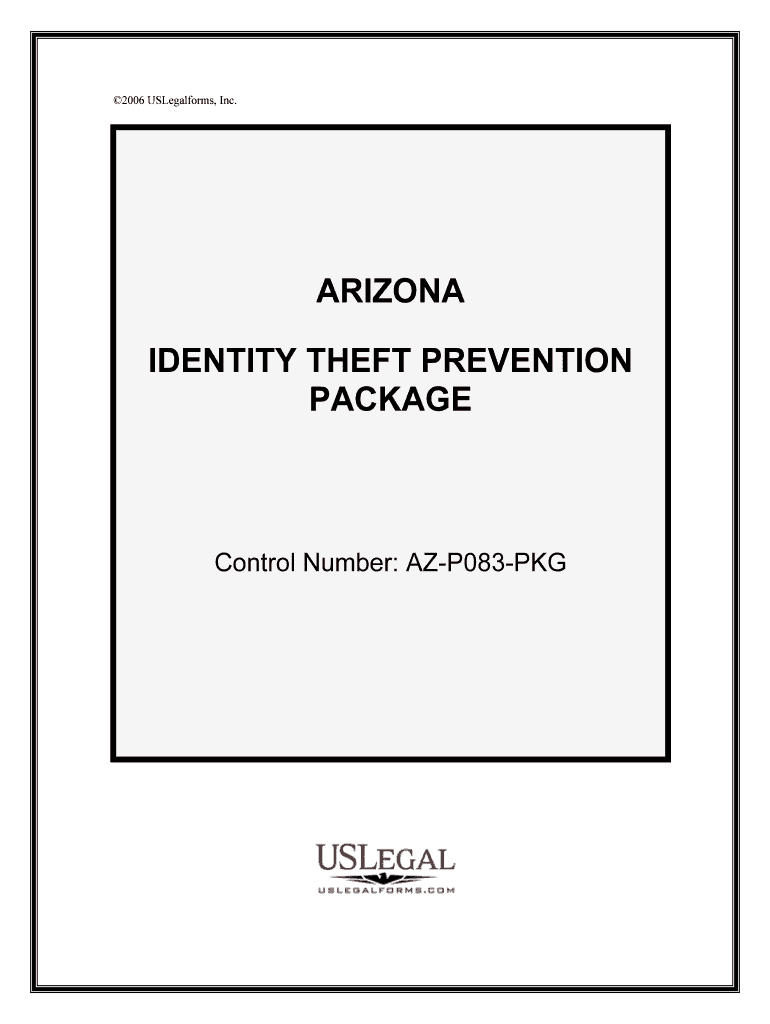 Identity Theft Repair Kit Arizona Attorney General  Form
