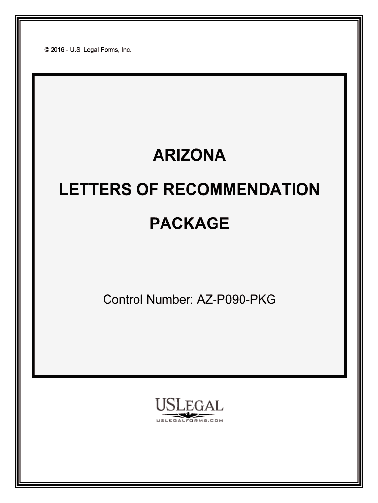 Control Number AZ P090 PKG  Form