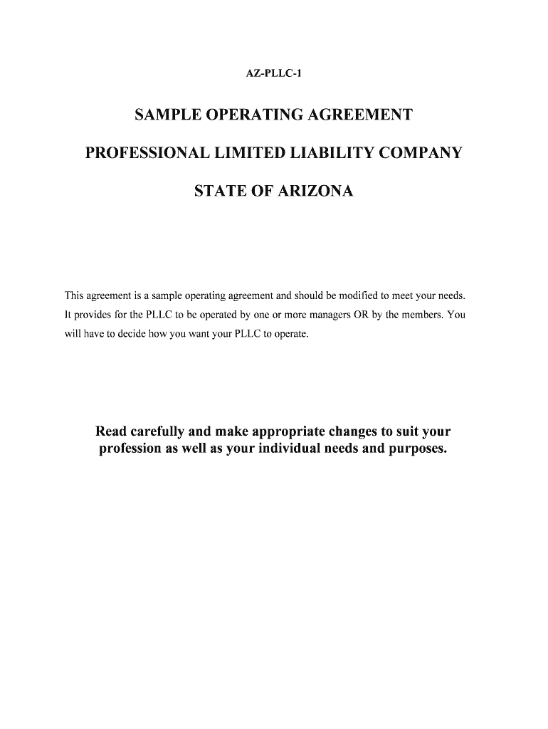 AZ PLLC 1  Form