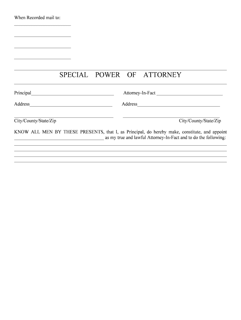 KNOW ALL MEN by THESE PRESENTS, that I, as Principal, Do Hereby Make, Constitute, and Appoint  Form