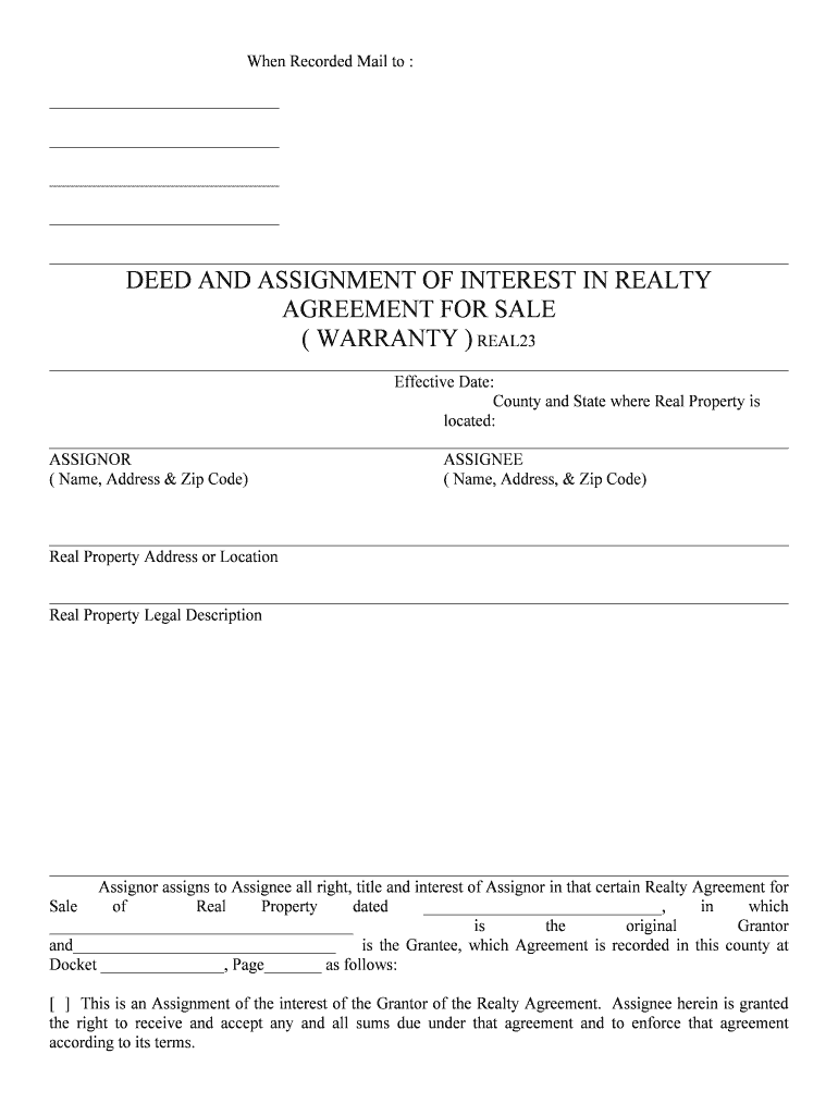 Form of Oil and Gas Deed SEC GovHOME