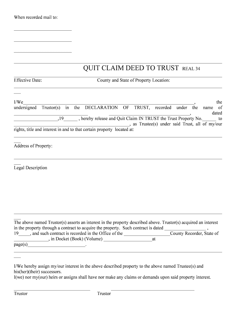 Recording A Land Document Clark County Recorder Form Fill Out And 