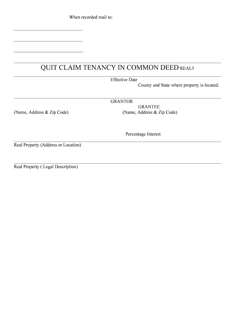 Quitclaim Deed FAQ United States  Form