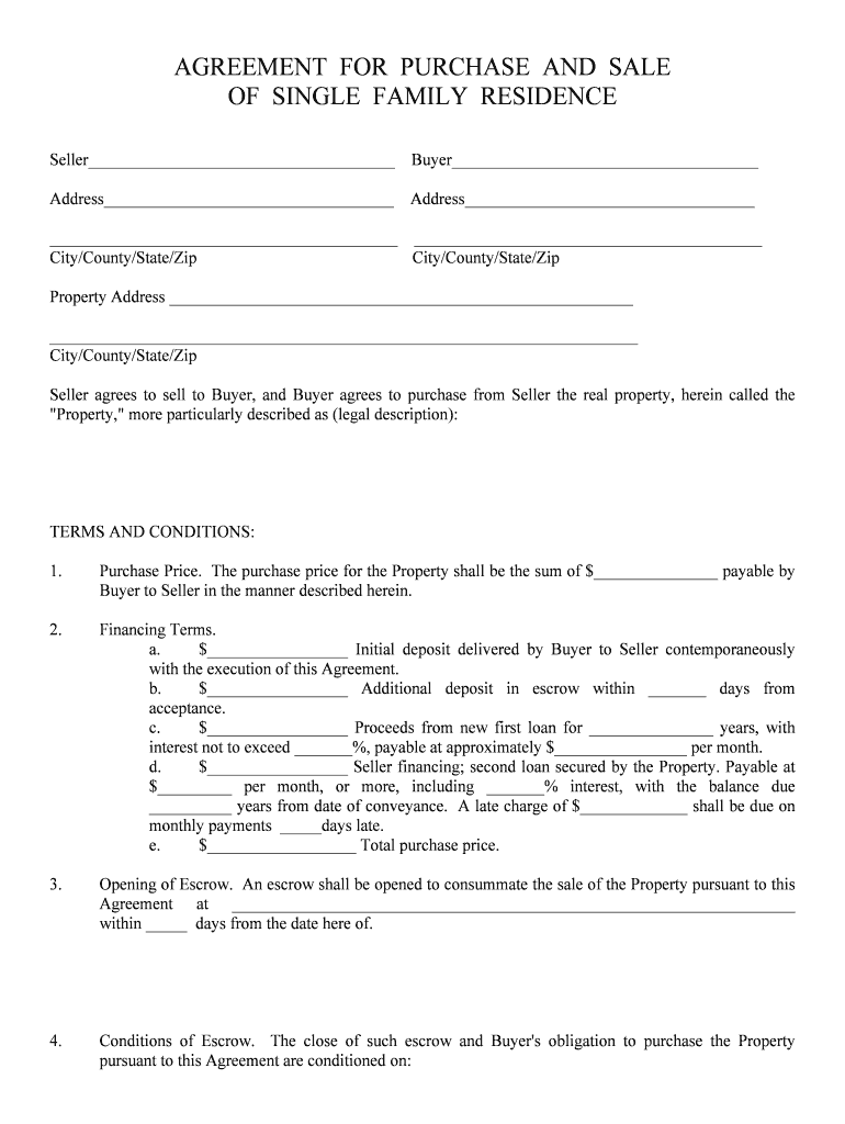 Seller Agrees to Sell to Buyer, and Buyer Agrees to Purchase from Seller the Real Property, Herein Called the  Form