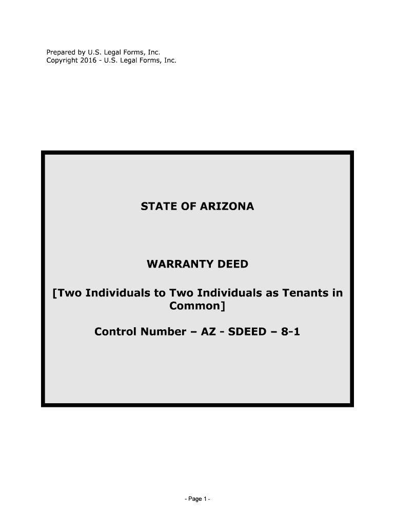 Arizona Warranty Deed to Convert Community US Legal Forms