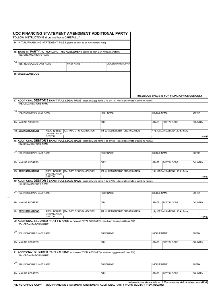 ADDITIONAL DEBTOR'S EXACT FULL LEGAL NAME Insert Only One Name 18a or 18b Do Not Abbreviate or Combine Names  Form