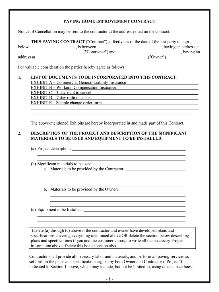 Construction Contract Includes Warranty Language City of  Form