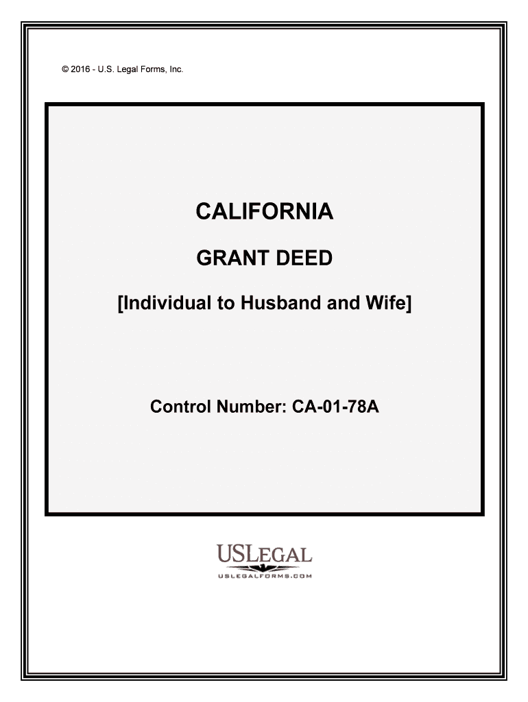 Control Number CA 01 78A  Form