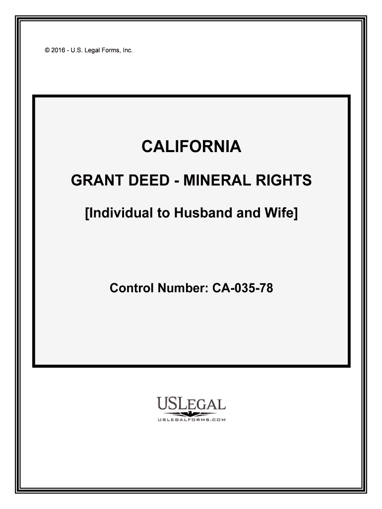 California Mineral Deed FormsDeeds Com