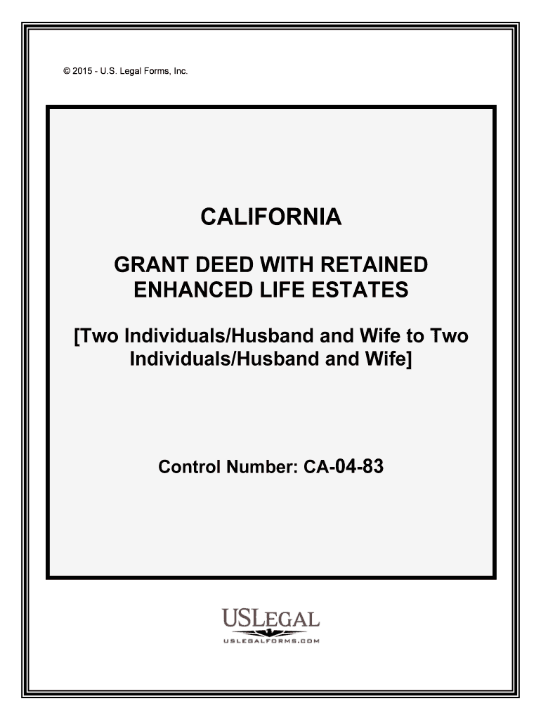 Florida Enhanced Life Estate or Lady Bird Deed Two  Form