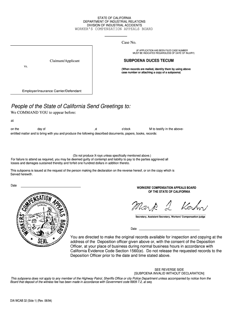 For Failure to Attend as Required, You May Be Deemed Guilty of Contempt and Liability to Pay to the Parties Aggrieved All  Form