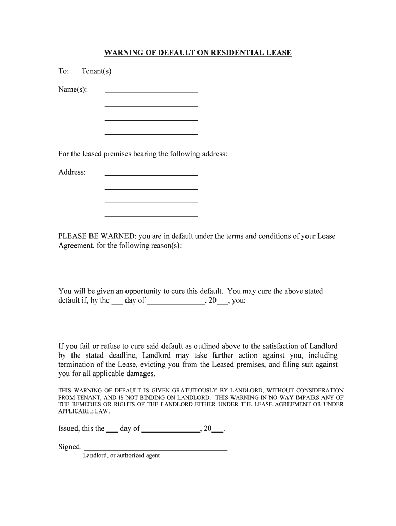 Termination of the Lease, Evicting You from the Leased Premises, and Filing Suit Against  Form