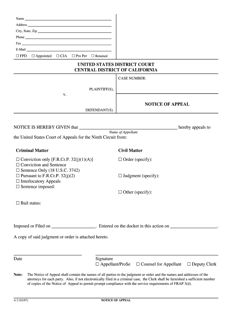 CV 11C Statement of Consent to Proceed Before a United  Form
