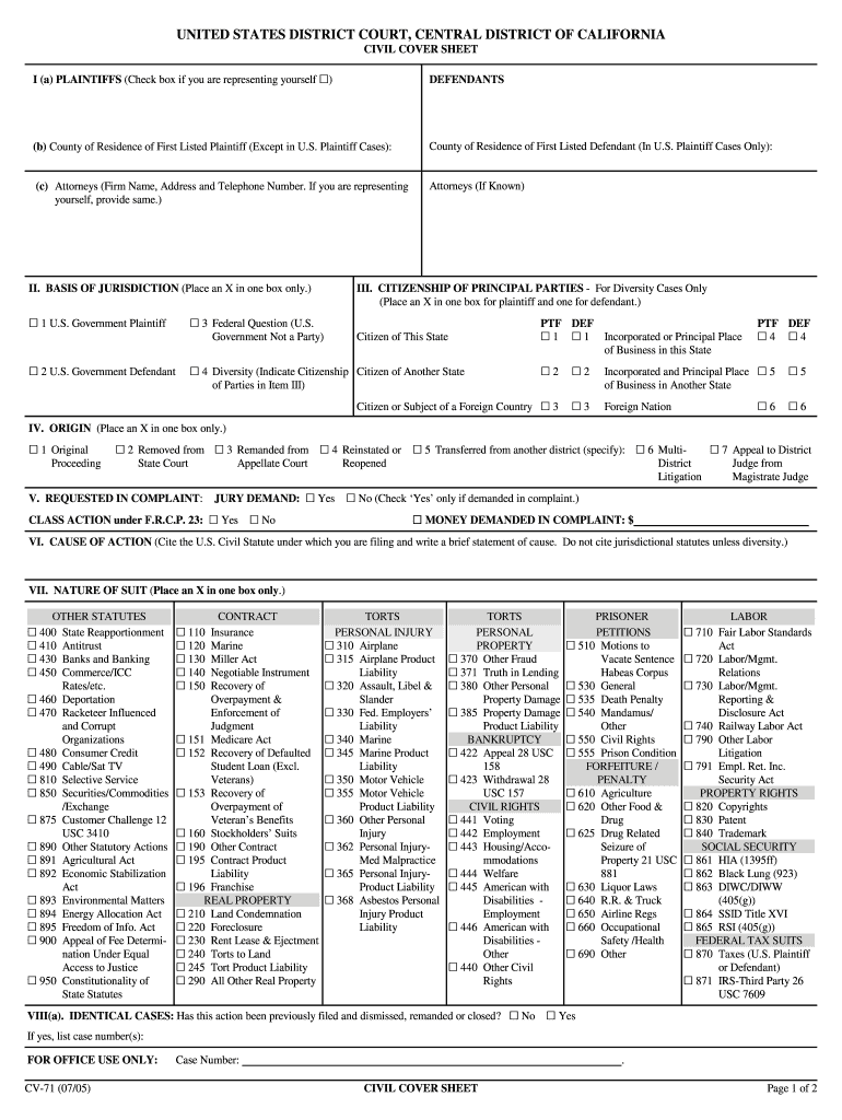 Service of Process U S Marshals  Form