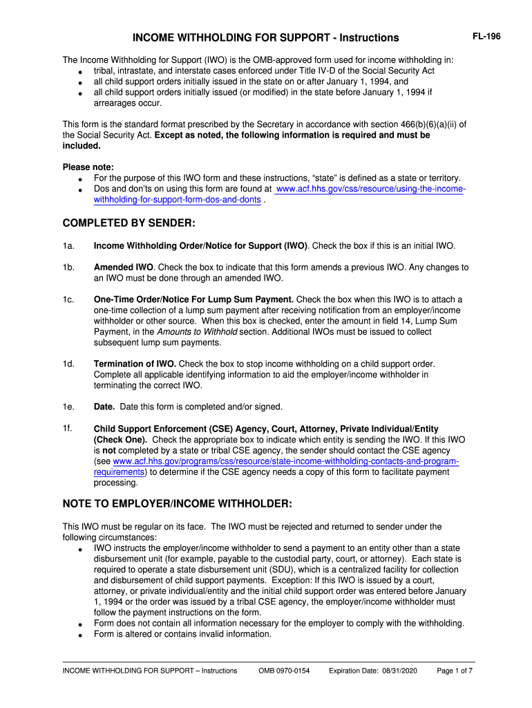 This Form is the Standard Format Prescribed by the Secretary in Accordance with Section 466b6aii of