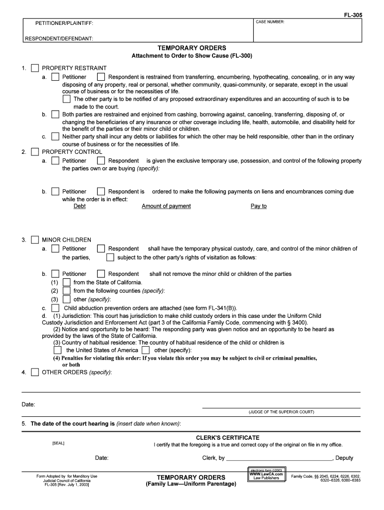 FL 319 REQUEST for ATTORNEY'S FEES and COSTS ATTACHMENT  Form