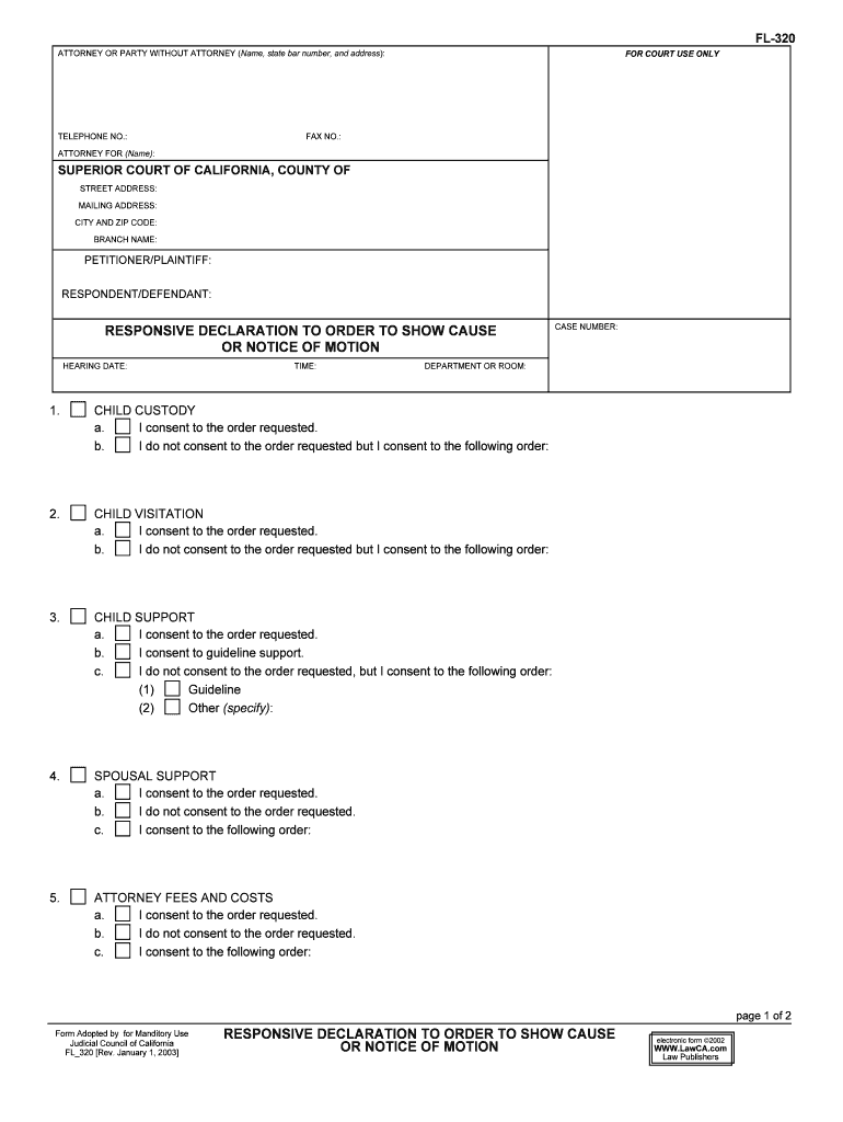 pdfFiller Form CA FL 306 Fill Online, Printable