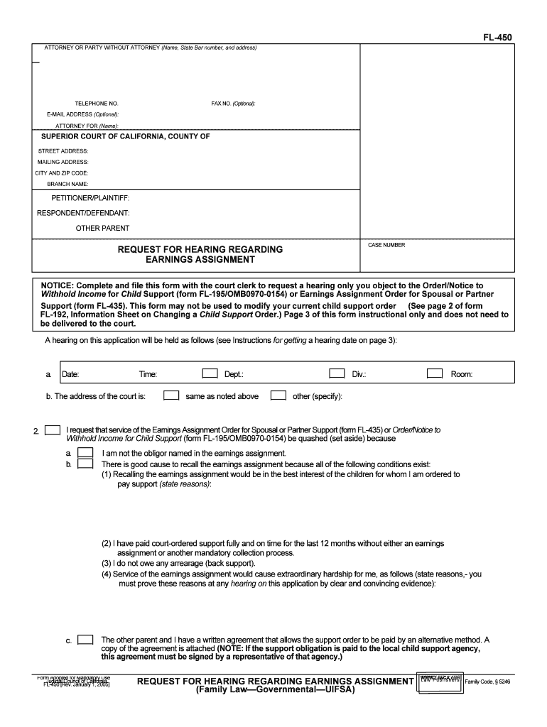 NOTICE Complete and File This Form with the Court Clerk to Request a Hearing Only You Object to the OrderlNotice to