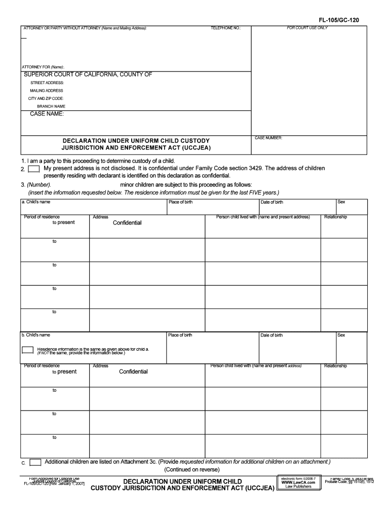 Form CA FL 100 Fill Online, Printable, Fillable