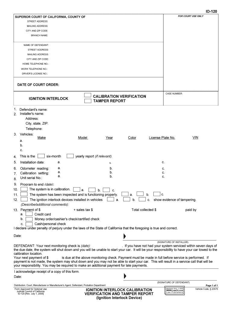 Fillable Online IGNITION INTERLOCK Fax Email Print pdfFiller  Form