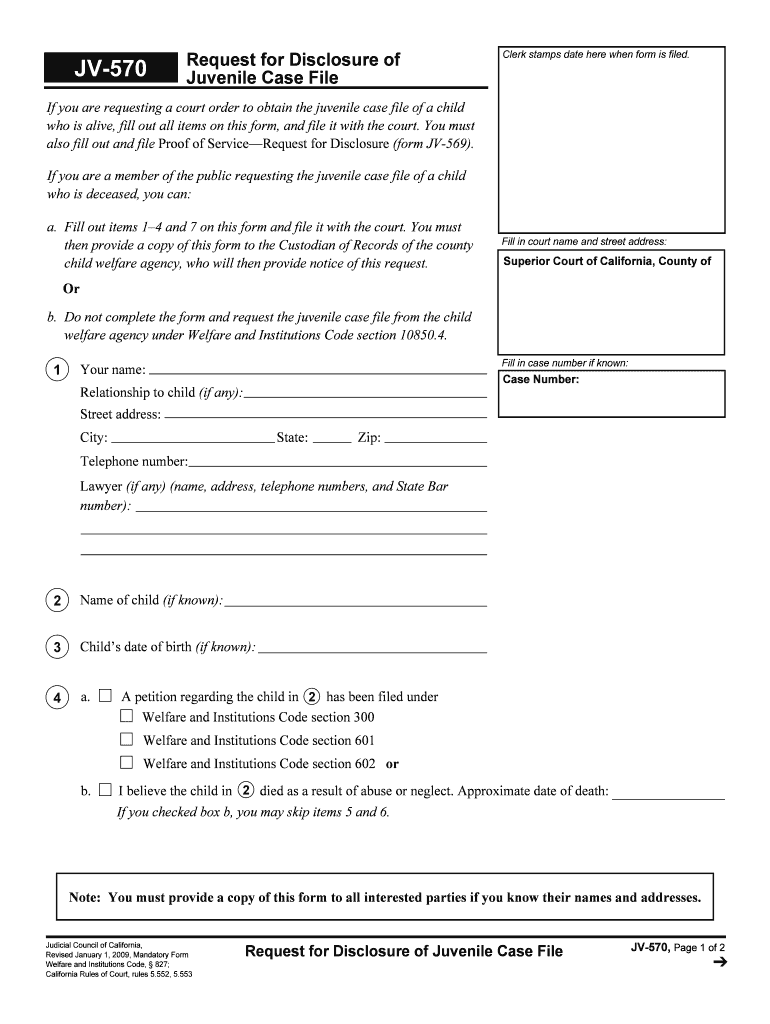 Request for Juvenile File Fixfamilycourtnow Org Yumpu  Form