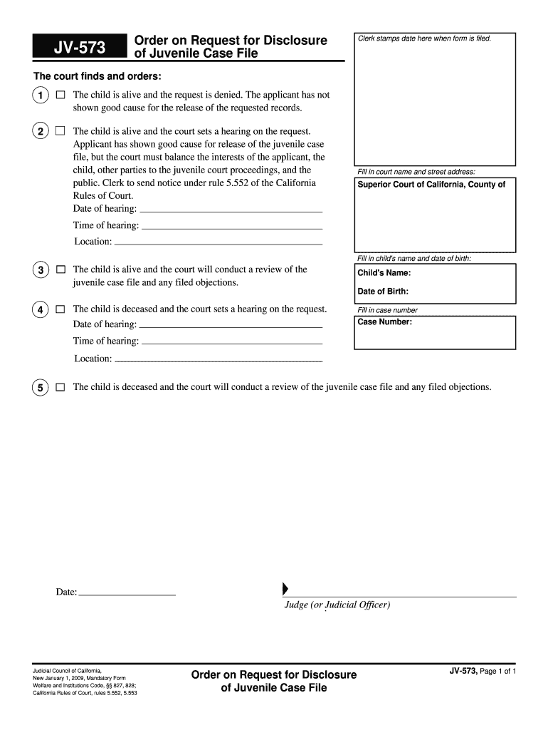 Confidentiality of Records California Courts CA Gov  Form