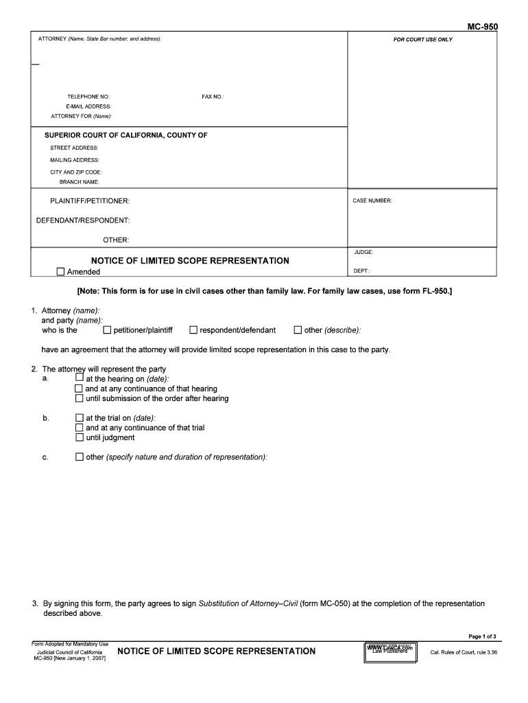 Note This Form is for Use in Civil Cases Other Than Family Law