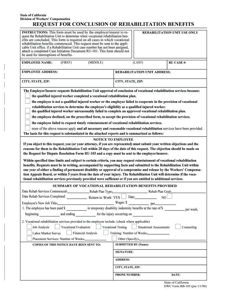 DWC Claims Administrator Information California Department