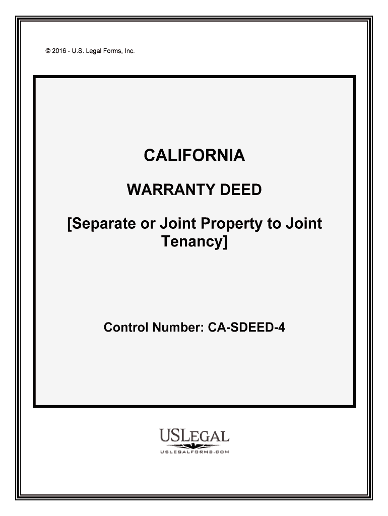 Separate or Joint Property to Joint  Form