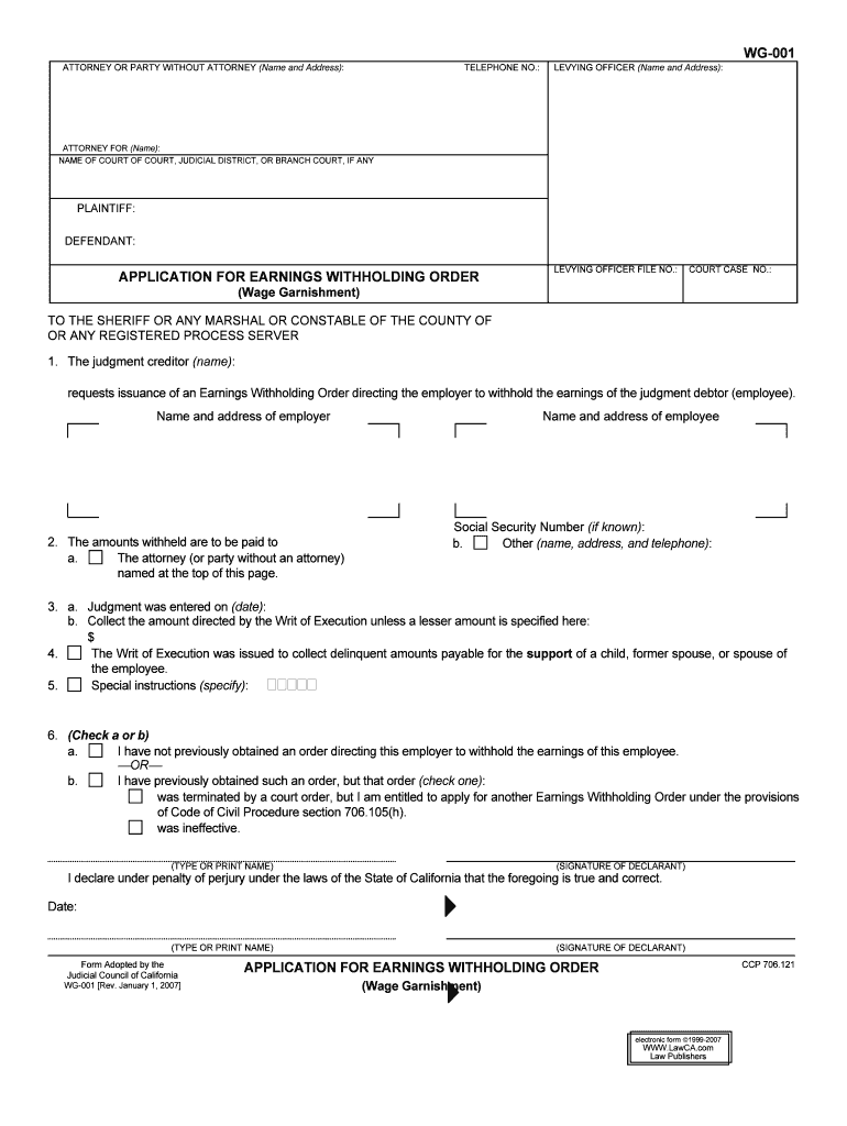 NC 500 California Courts CA Gov  Form