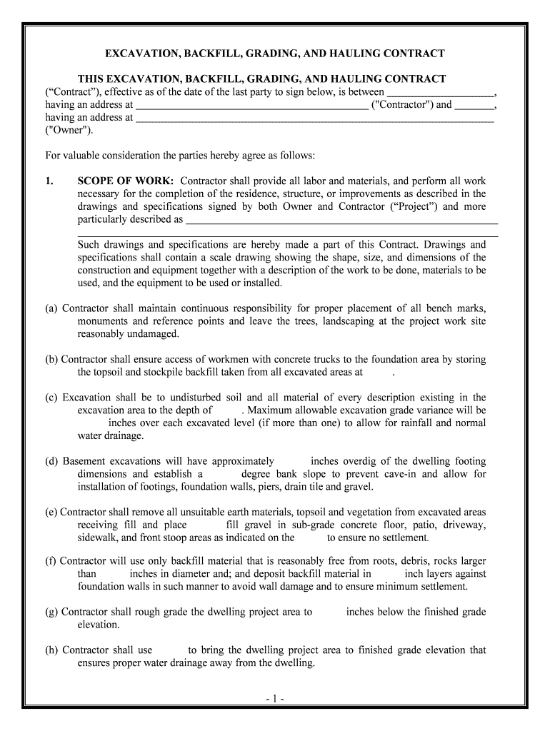 CM Sec 4 19 Earthwork Caltrans CA Gov  Form