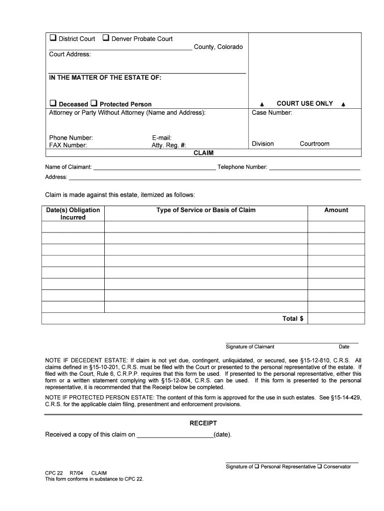 Dates Obligation  Form