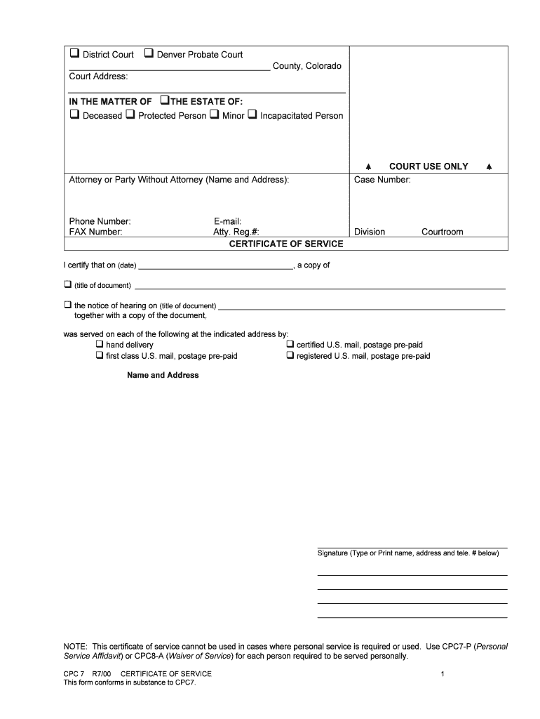 Deceased Protected Person Minor Incapacitated Person Form - Fill Out ...