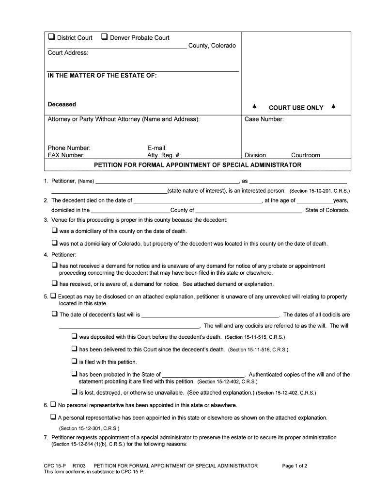 PETITION for FINAL SETTLEMENT DOC TemplatePDFfiller  Form