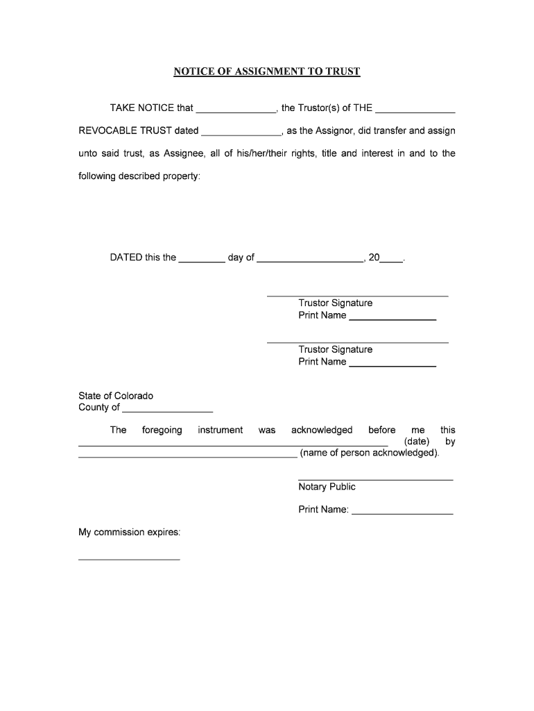 Unto Said Trust, as Assignee, All of Hishertheir Rights, Title and Interest in and to the  Form