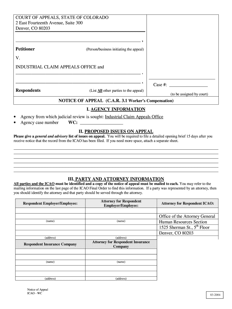 Personbusiness Initiating the Appeal  Form