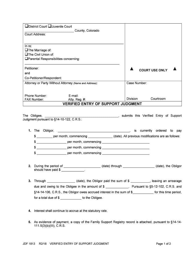 Judgment Pursuant to 14 10 122, C  Form