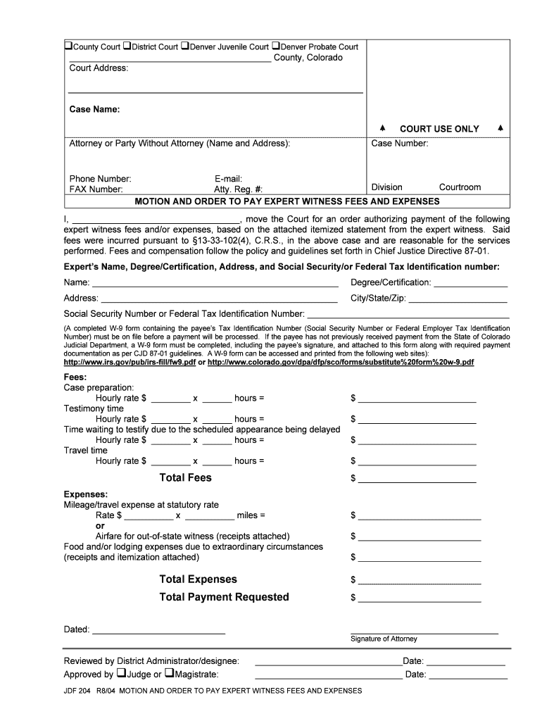Judicial Branch Colorado General Assembly  Form