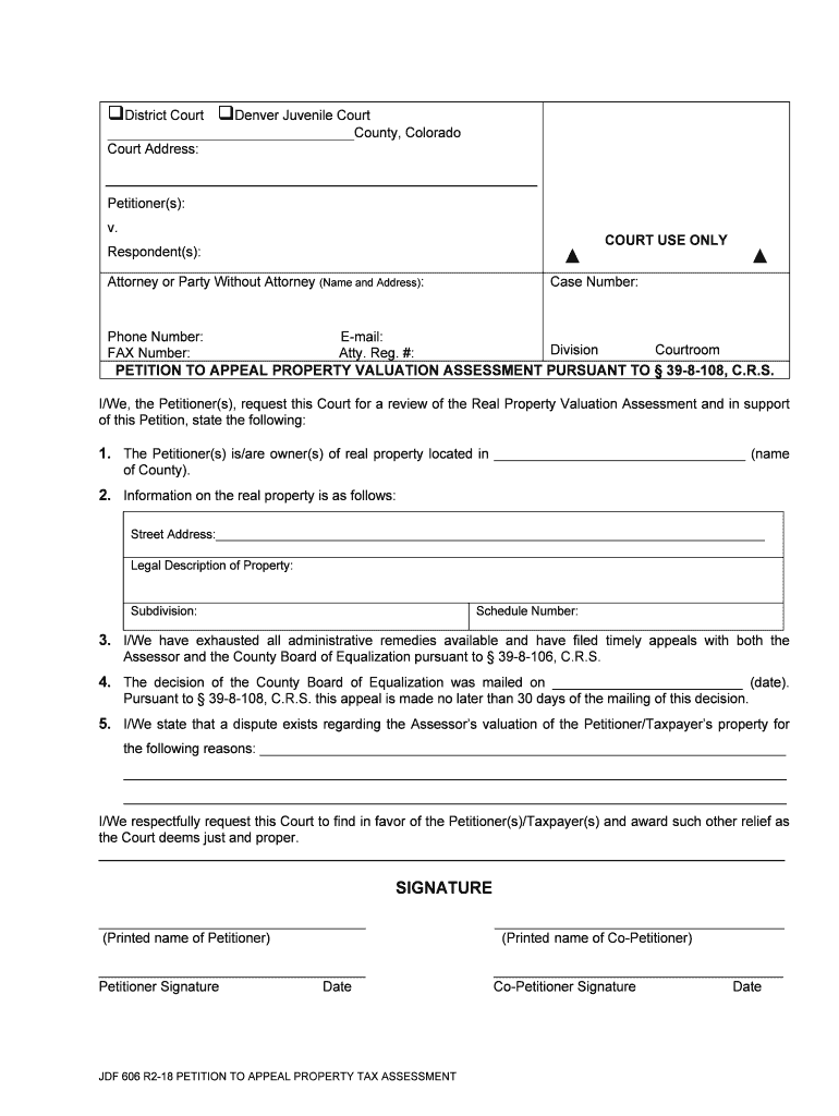 PETITION and AFFIDAVIT for TEMPORARY Courts State Co Us  Form