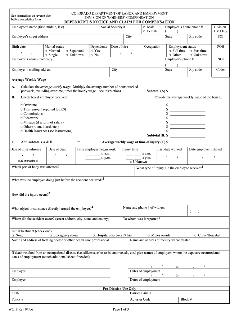 Form MN FR01 Download Fillable PDF, First Report of Injury