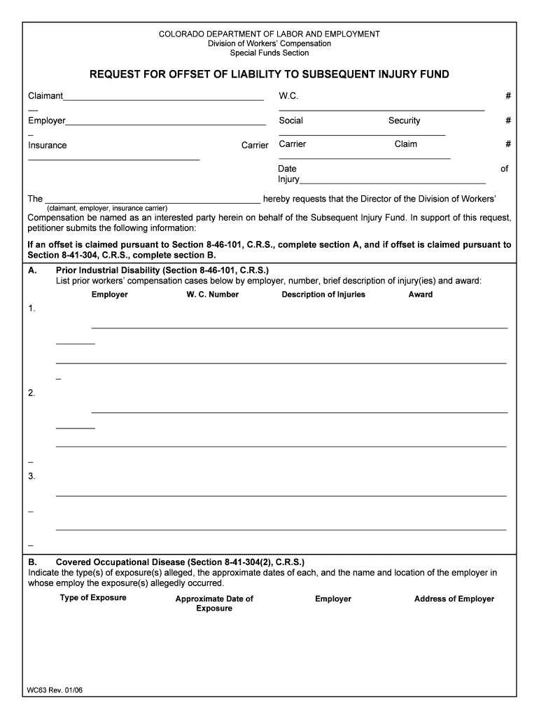 Employer's First Report of Injury Colorado Gov  Form