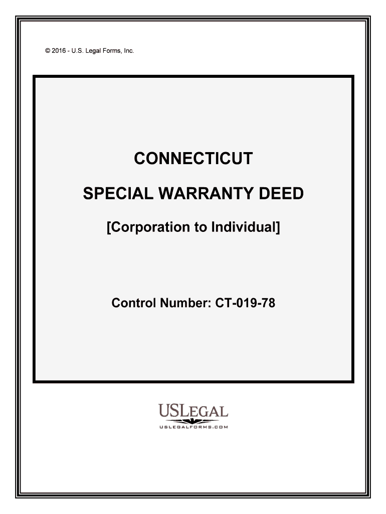 Control Number CT 019 78  Form