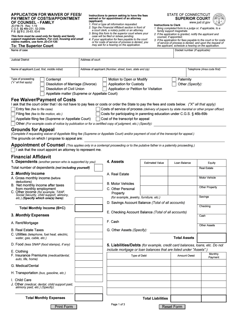 Get the APPLICATION for WAIVER of FEESPAYMENT pdfFiller  Form