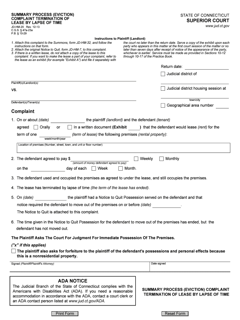 Fighting an Eviction in Court MassLegalHelp  Form