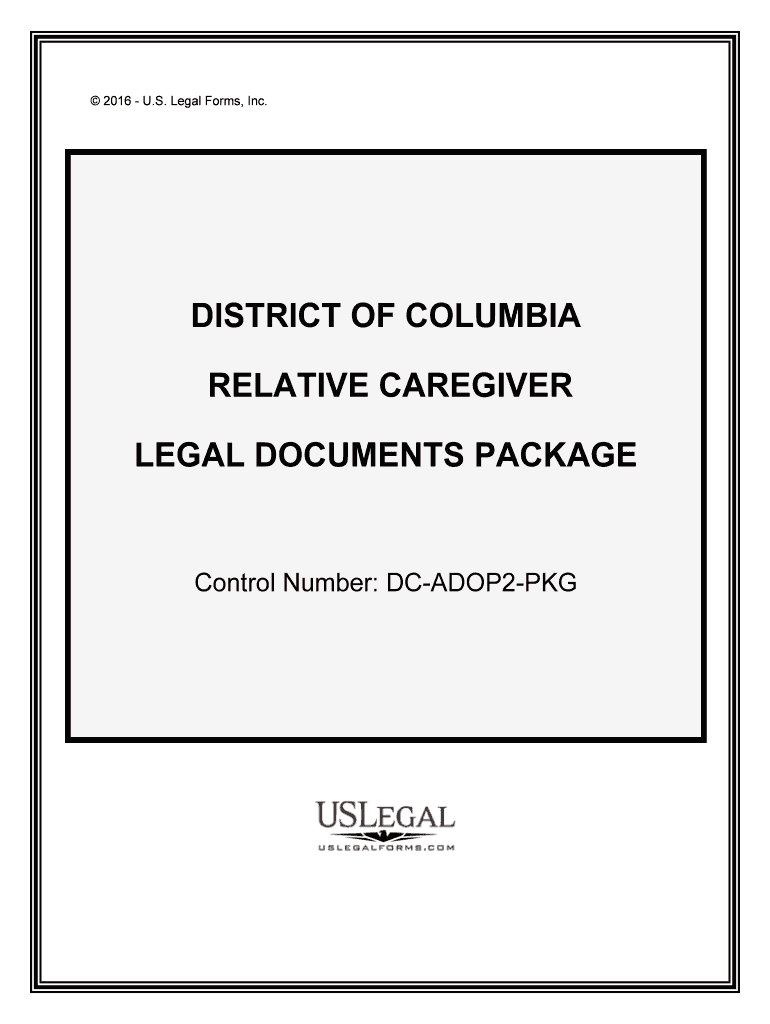 Control Number DC ADOP2 PKG  Form