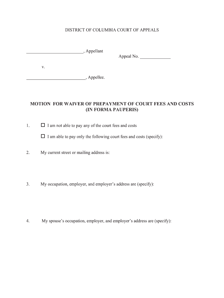 Ali Baba Co , Inc V Wilco, Inc 1984 District of  Form