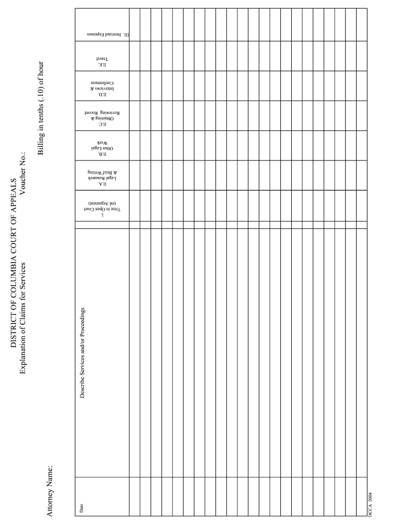 DC Court of Appeals EFiling and Cases OnlineDistrict of  Form