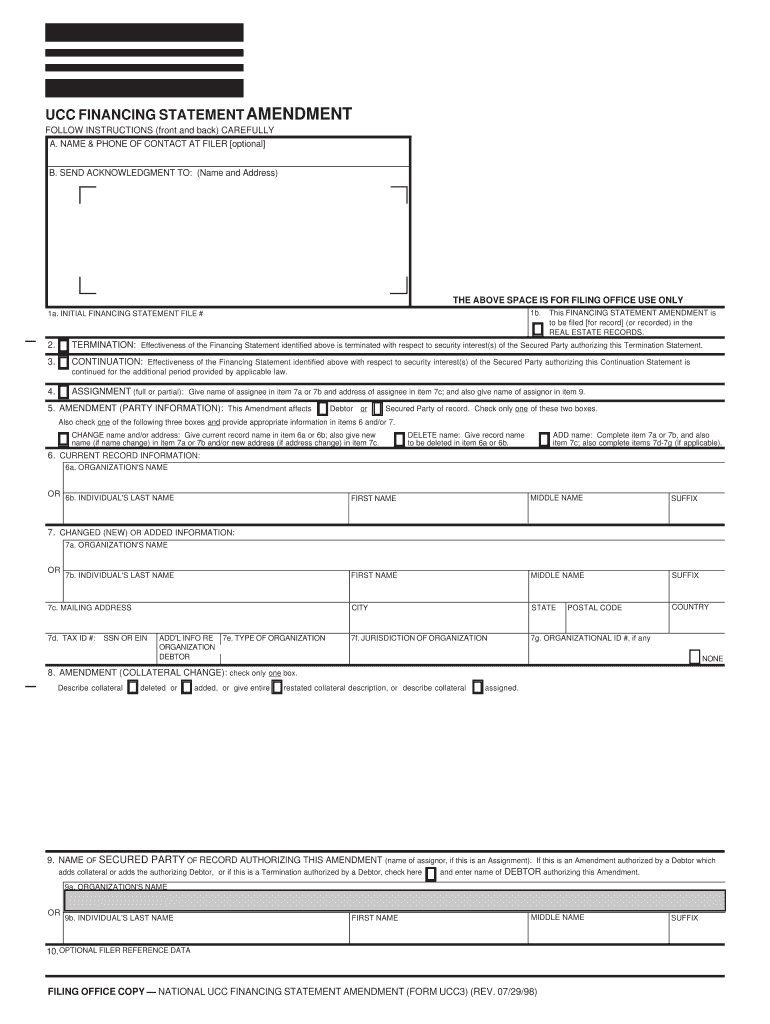 CONTINUATION Effectiveness of the Financing Statement Identified above with Respect to Security Interests of the Secured Party a  Form