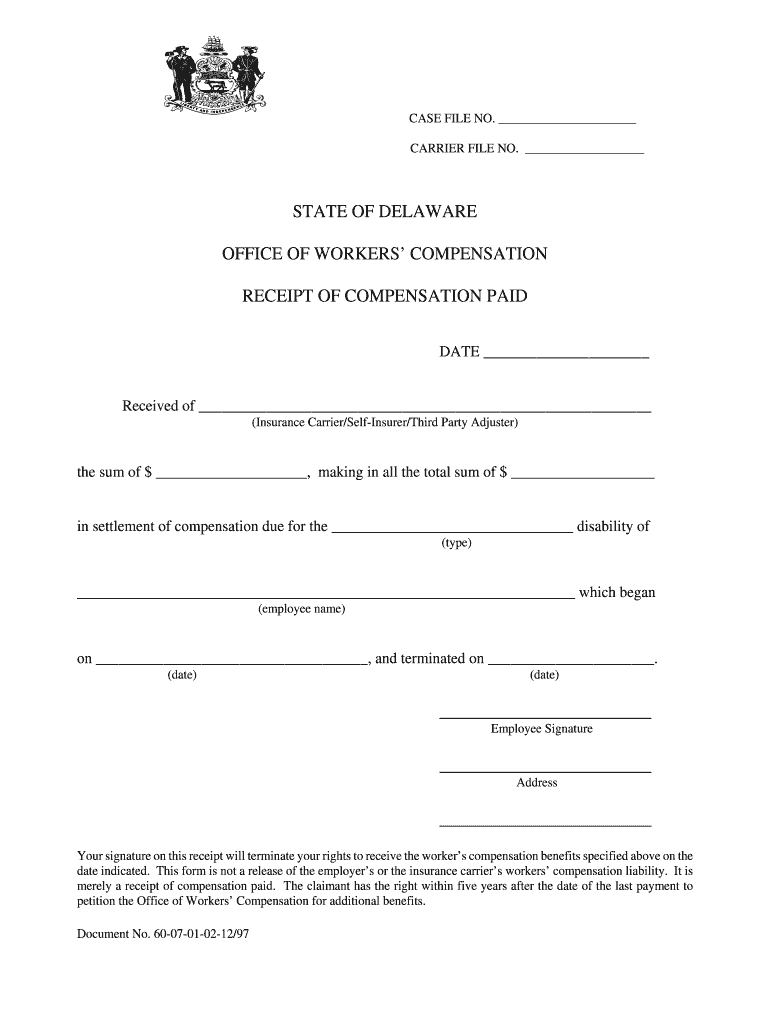 Insurance CarrierSelf InsurerThird Party Adjuster  Form